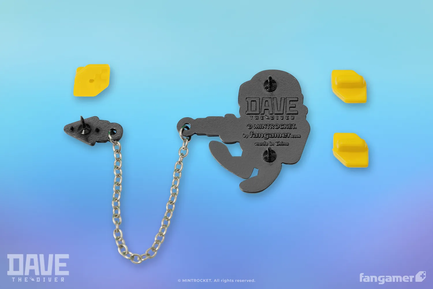 Fangamer DAVE THE DIVER Steel Harpoon Chained Pin
