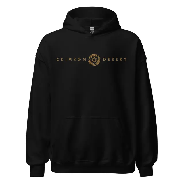 Crimson Desert Crest Logo Hoodie mit Backprint