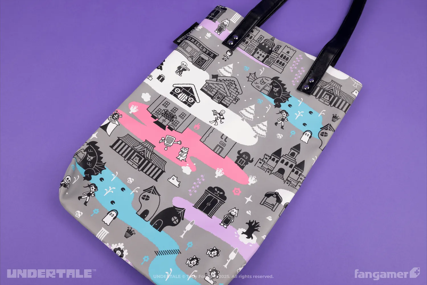 Fangamer Underground Journey Faux Leather Tote Kunstledertasche