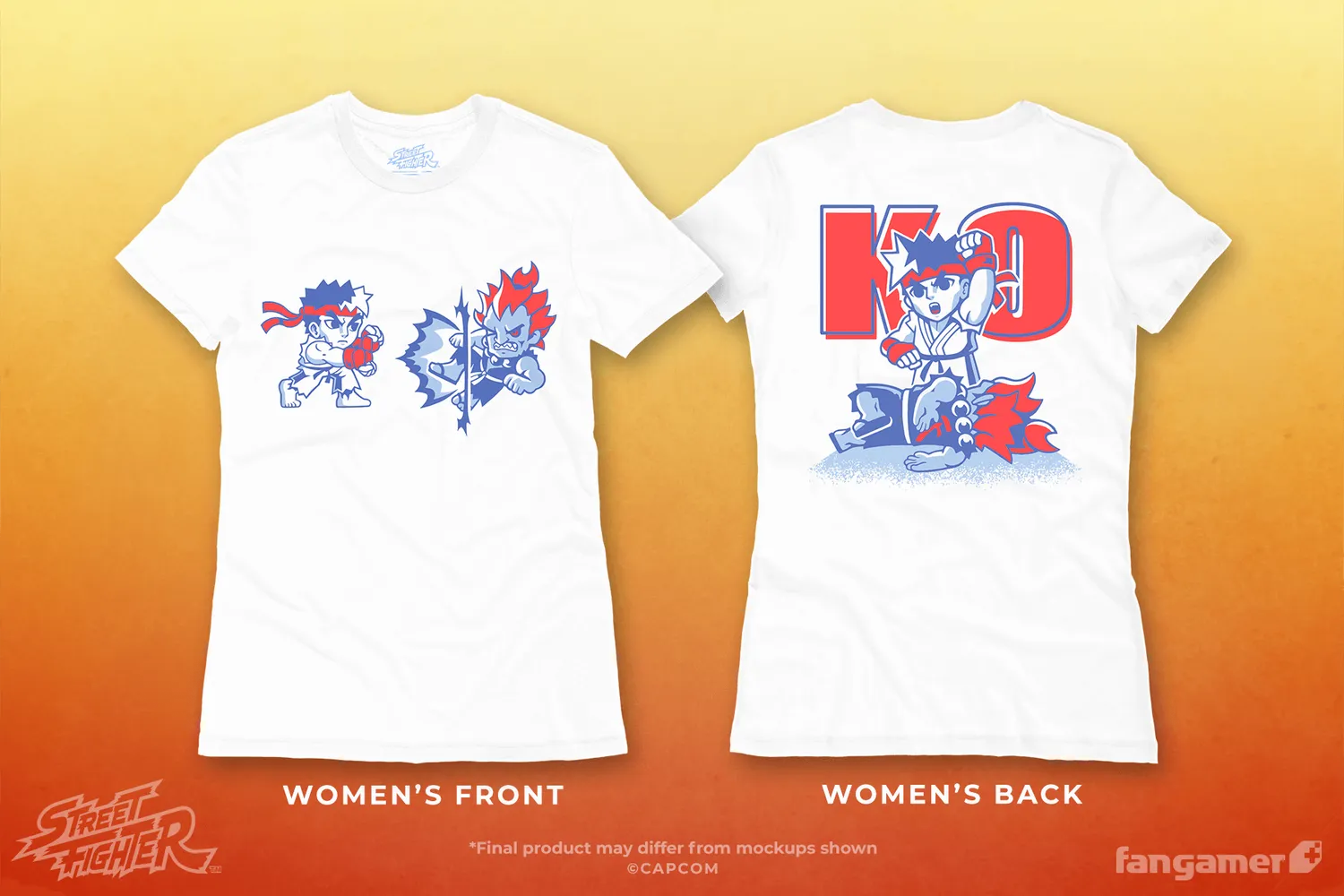 Fangamer Street Fighter Final Strike T-Shirt Baumwolle