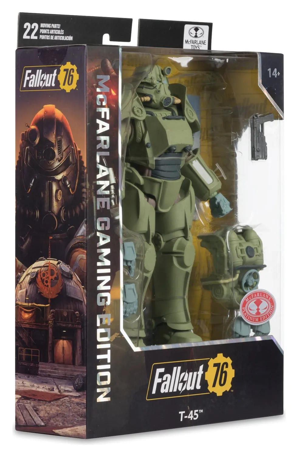 Fallout 76 T-45 Red Platinum Actionfigur 20 cm