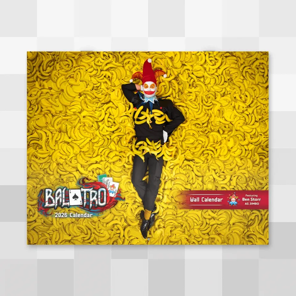 Fangamer Balatro 2026 Wall Calendar Wandkalender