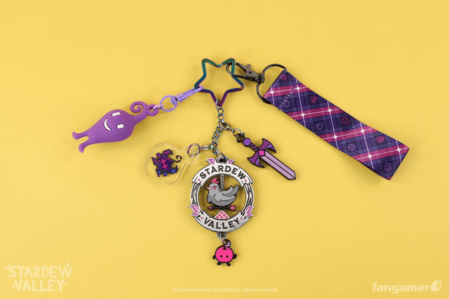 Fangamer Stardew Valley Void Farmer Schlüsselanhänger mit Charms