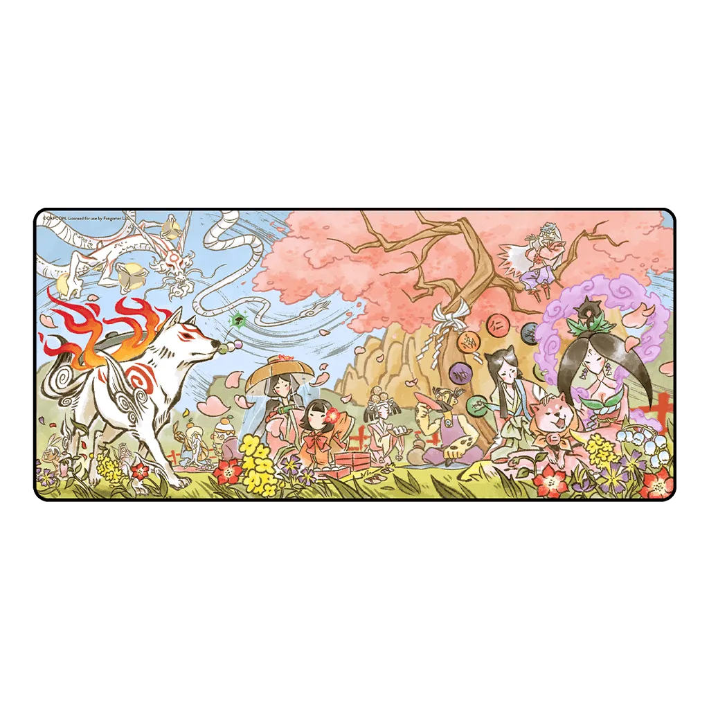 Fangamer Hanami in the Village Ōkami Deskmat 89 × 41 cm