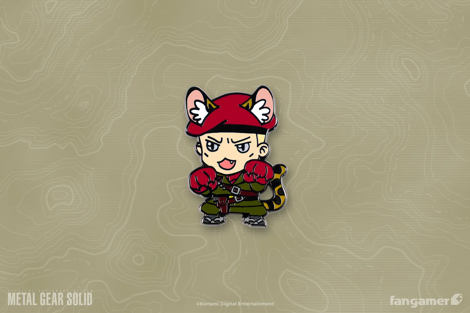 Fangamer Metal Gear Solid Rawrcelot Pin Anstecker