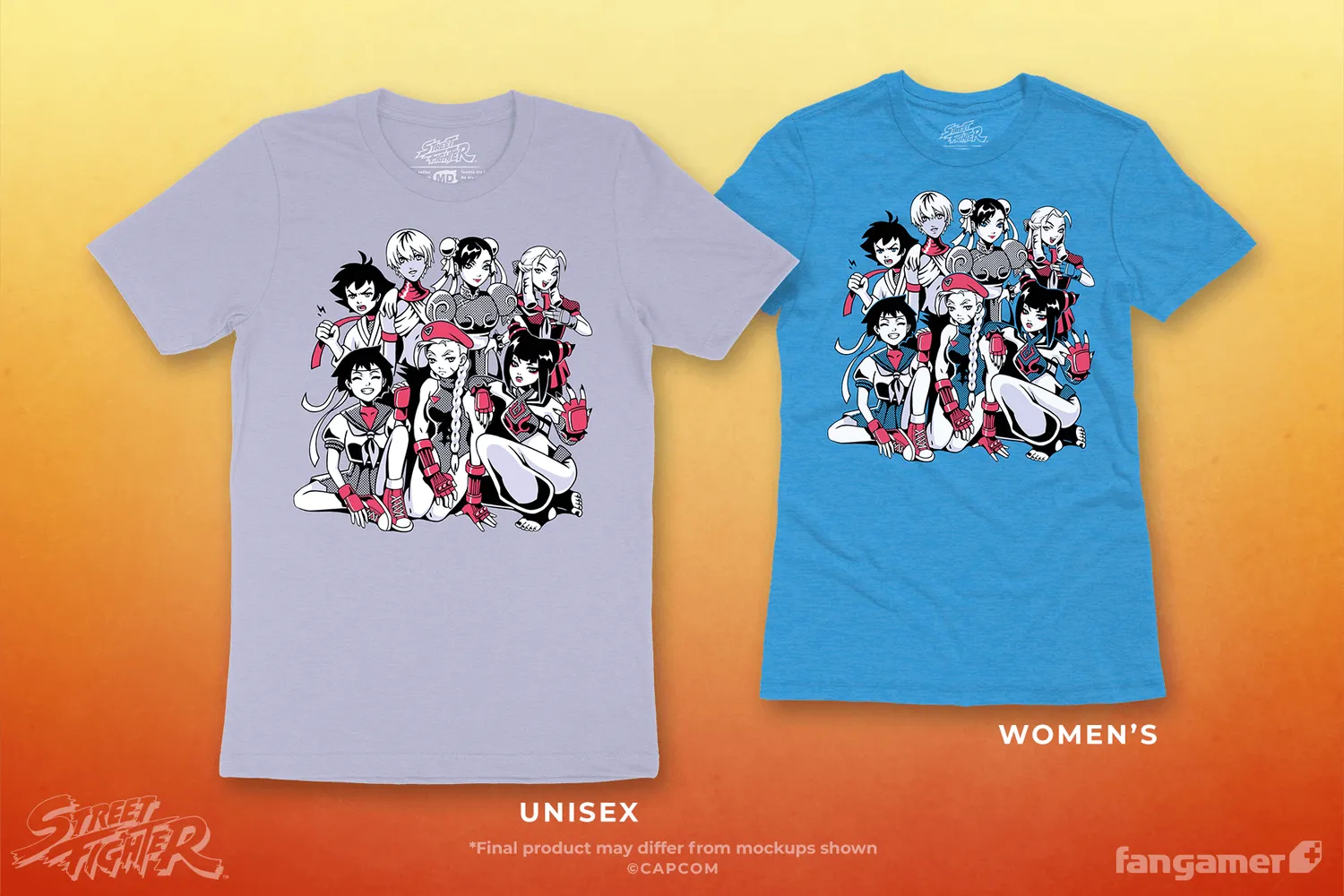 Fangamer Street Fighter Women of Street Fighter T-Shirt