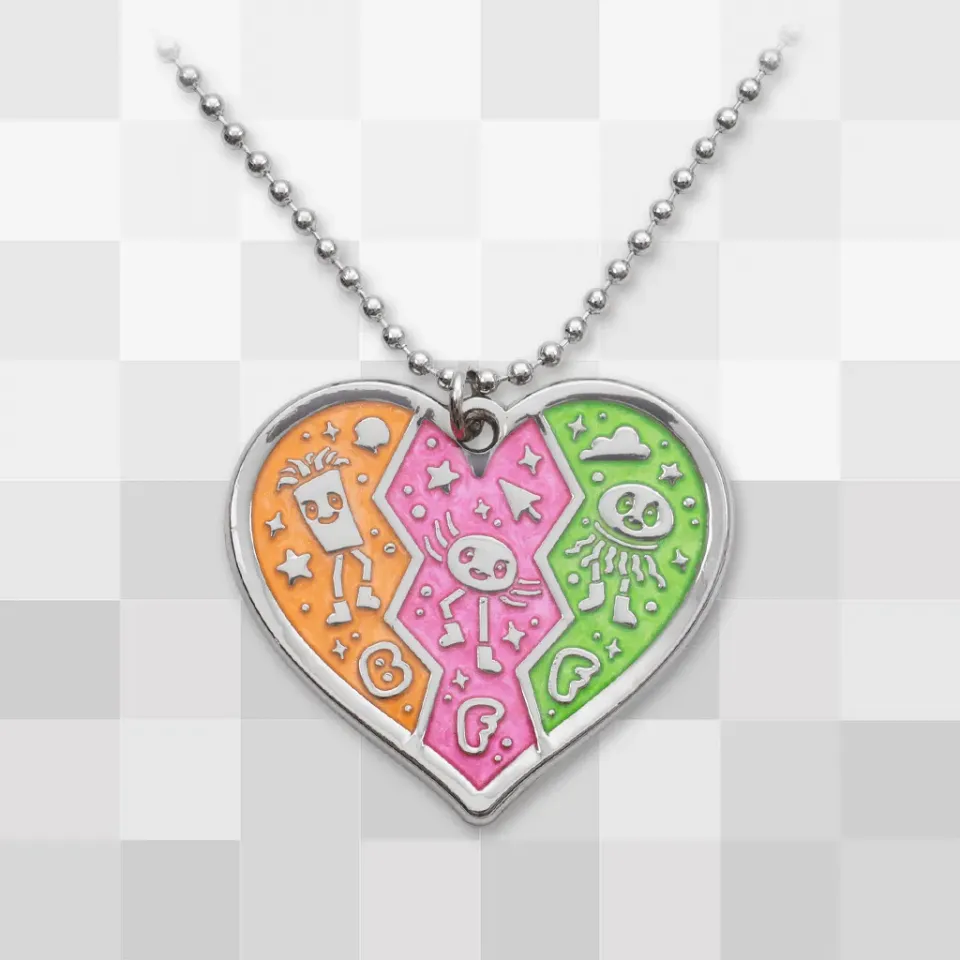 Fangamer KinitoPET Best Friend Halskette Emaille