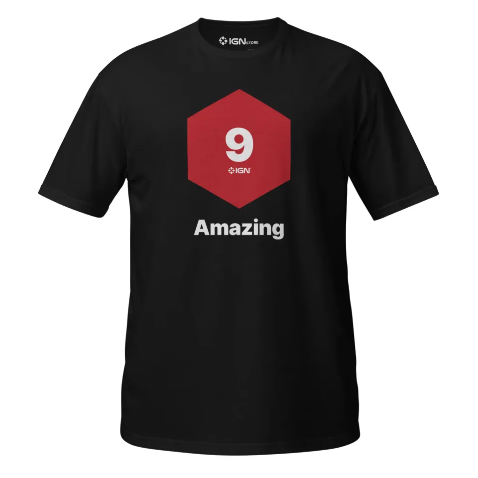 IGN Review 9 Amazing- T-Shirt aus Baumwolle