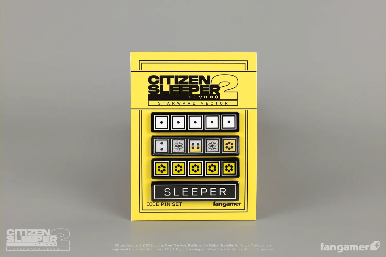 Fangamer Citizen Sleeper 2 Dice Pin Set Emaille 4er