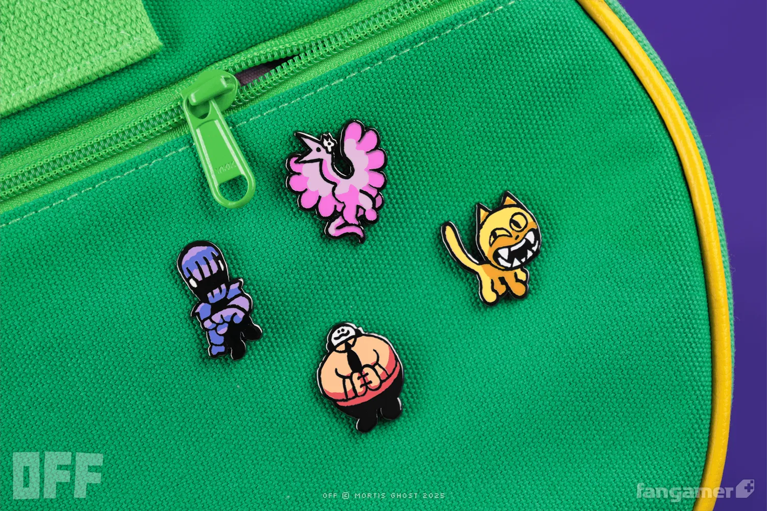 Fangamer OFF Zone Guardian Pin Set 4er
