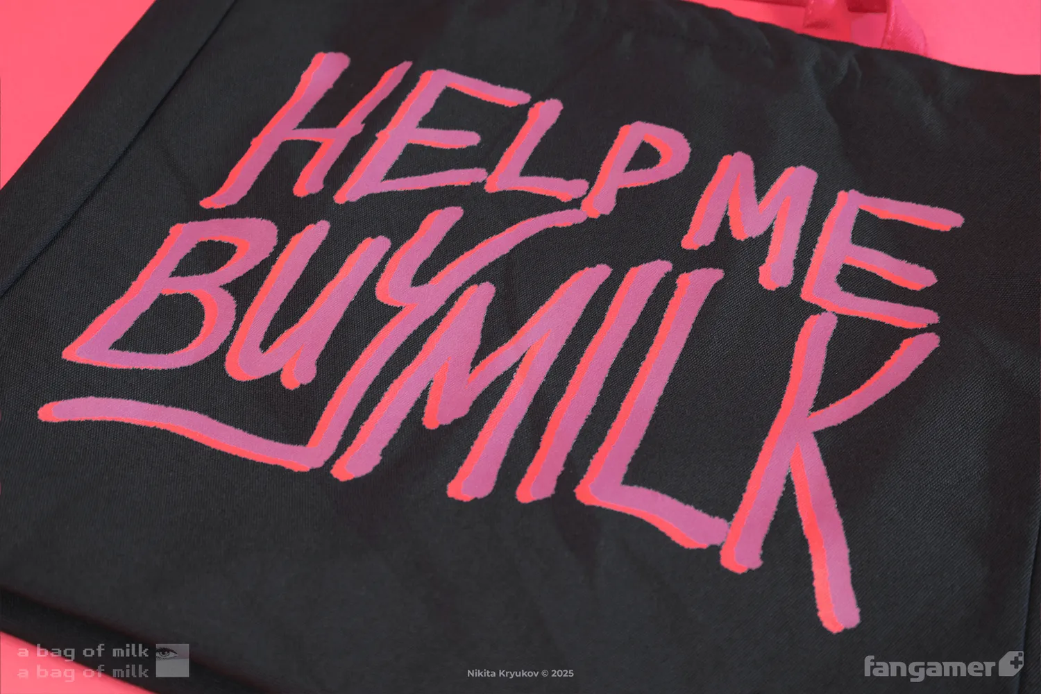 Fangamer A Bag of Milk Help Me Buy Milk Stoffbeutel 40cm