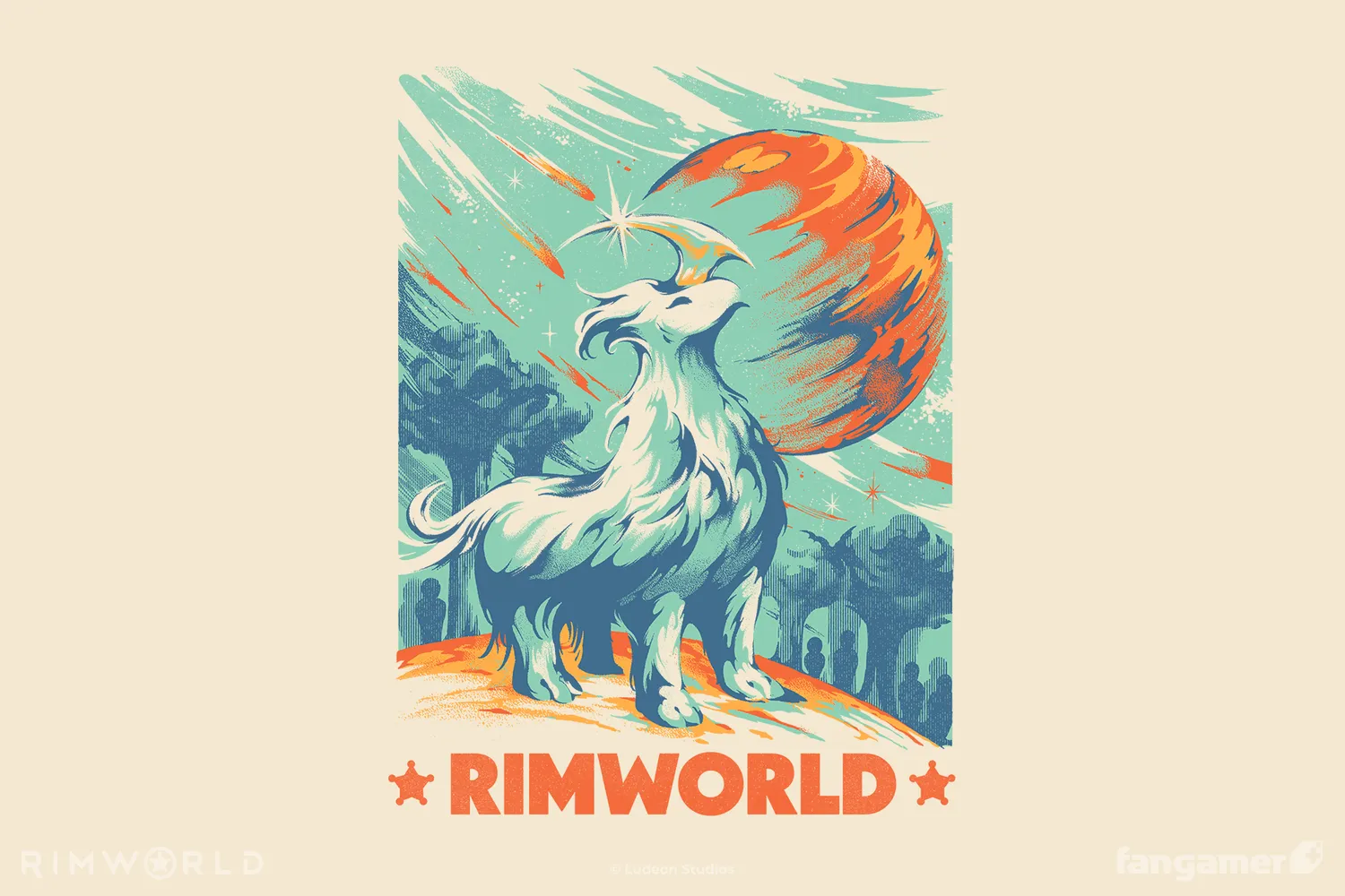 Fangamer RimWorld Wisest Creature T-Shirt Baumwolle