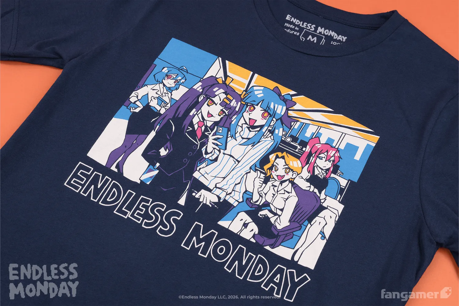 Fangamer Endless Monday We are Family T-Shirt Baumwolle