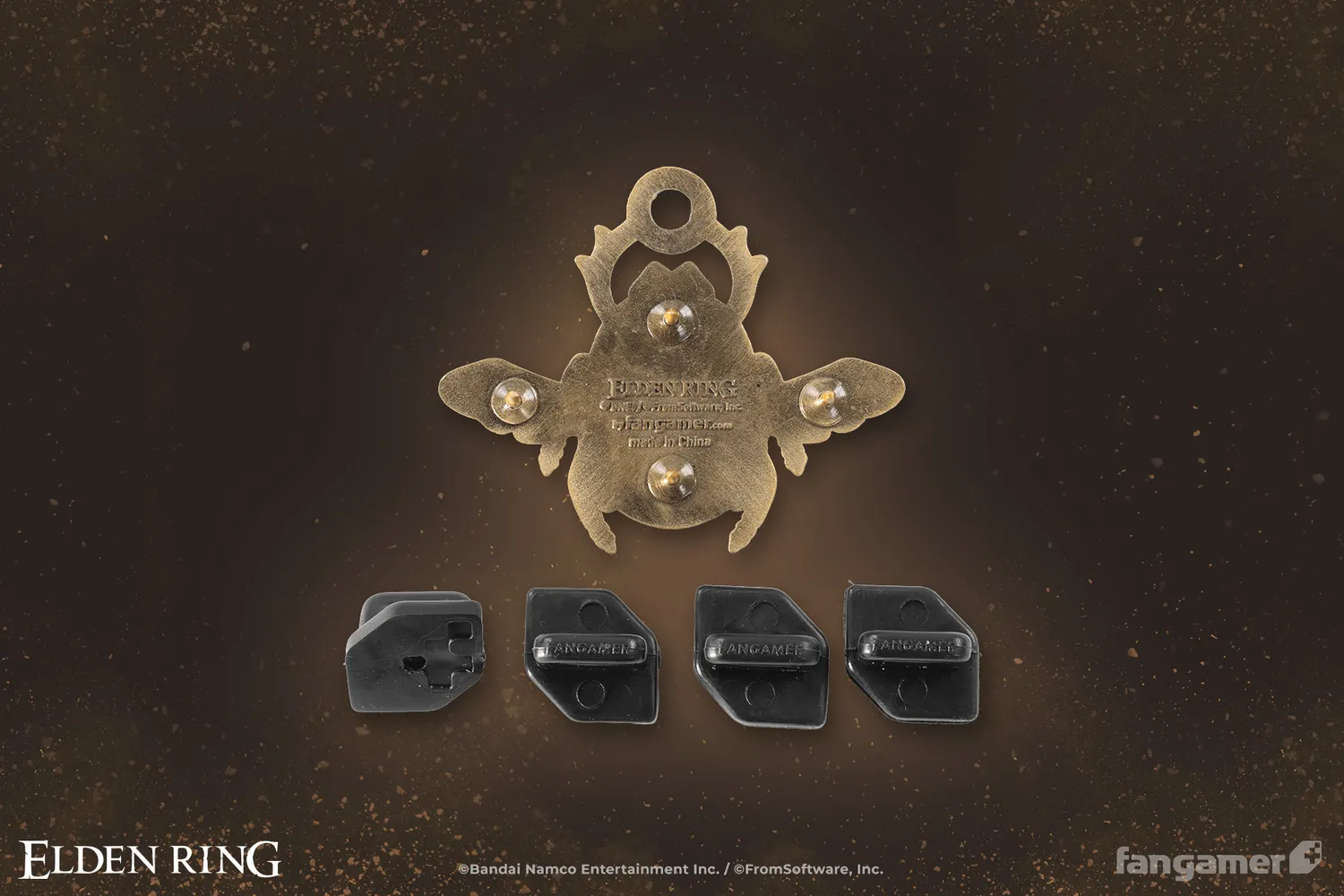 Fangamer Gold Scarab Pin Ansteckpin 3D-Design