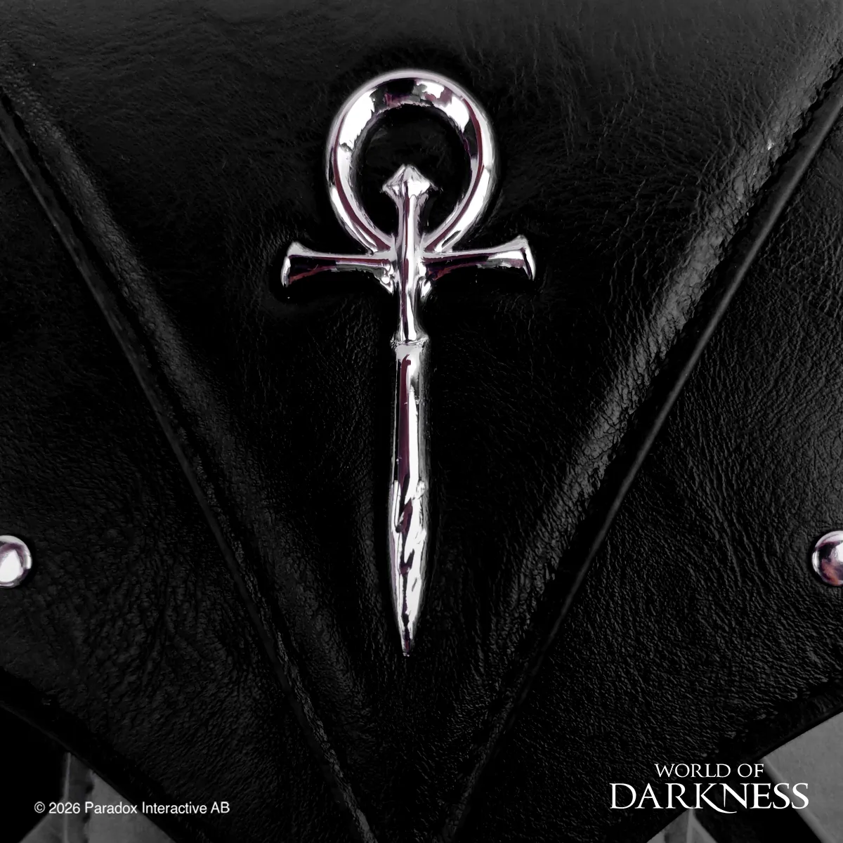 White Wolf Ankh Bauchtasche Vampire: The Masquerade Kunstleder schwarz