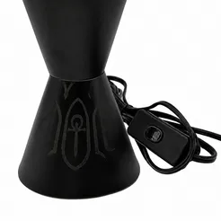 White Wolf Bloodlight Lava Lampe 36 cm rot