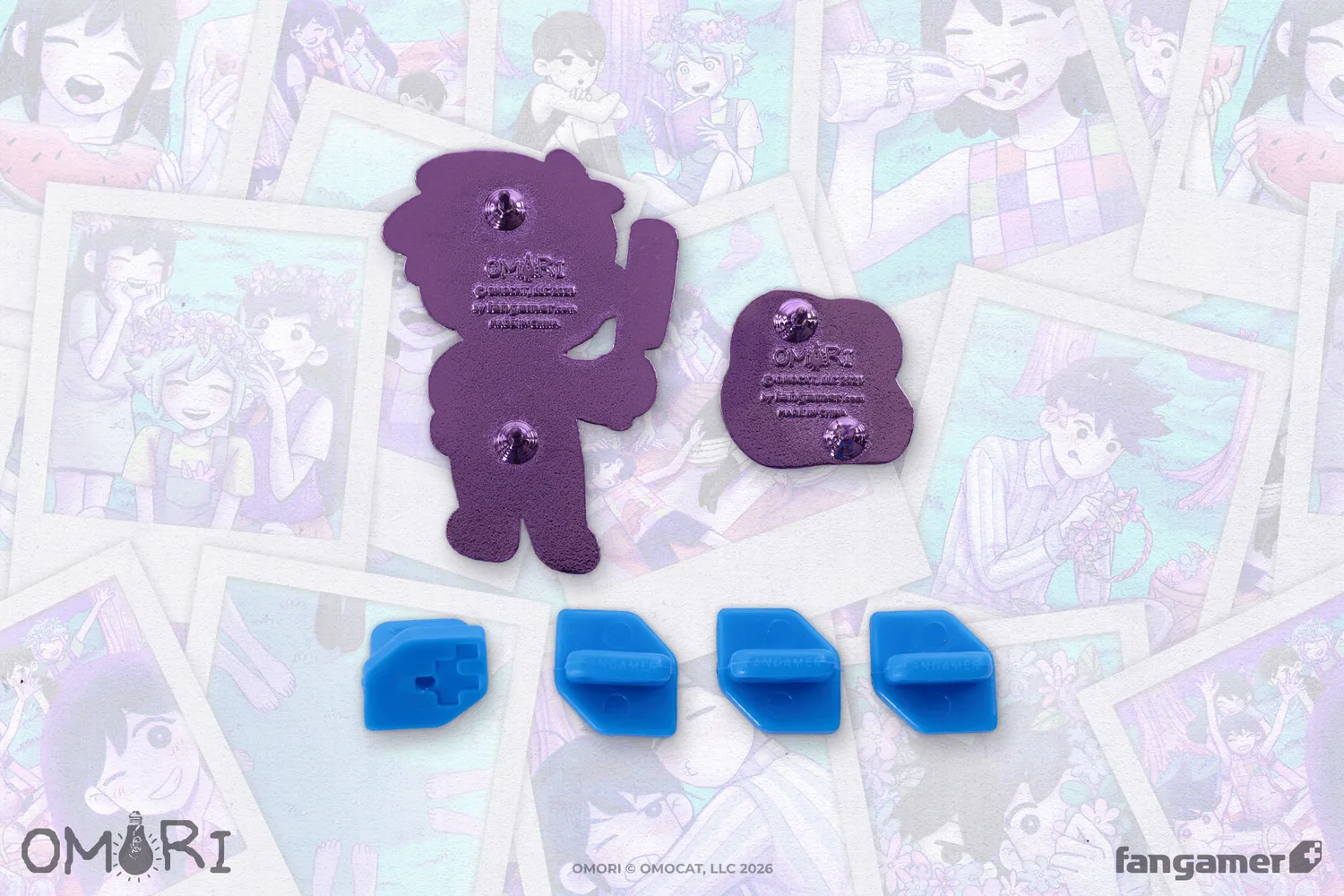 Fangamer OMORI HERO Emaille Pin Set