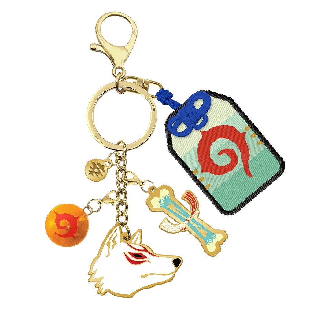 Fangamer Okami Traveler's Charm Schlüsselanhänger Amaterasu