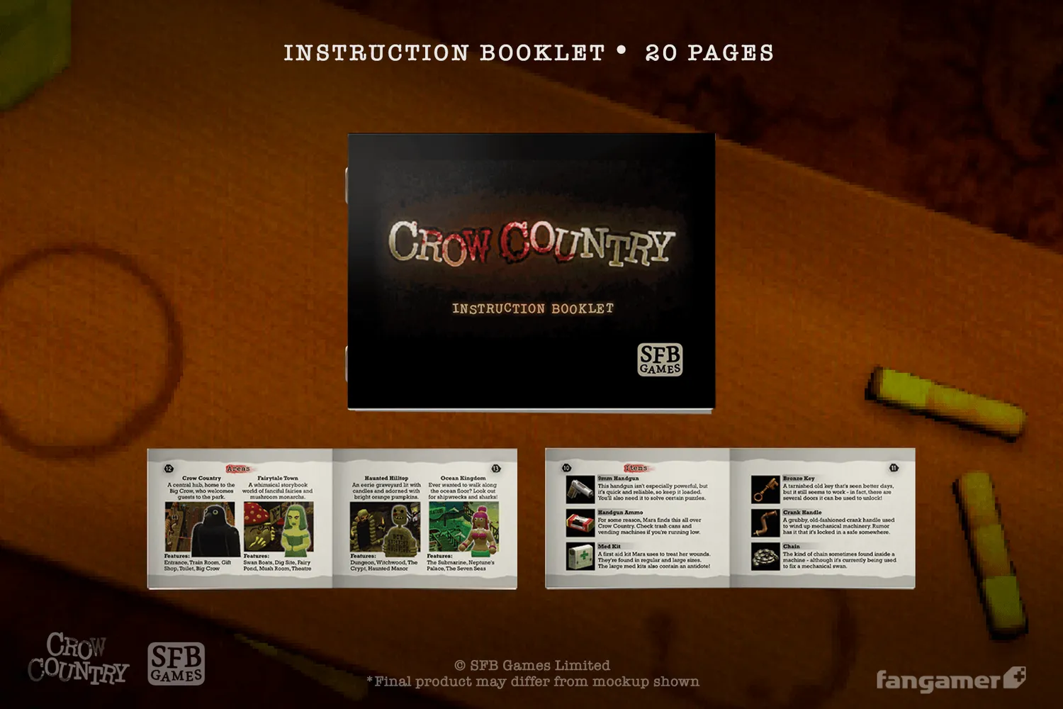 Fangamer Crow Country Spiel physische Edition
