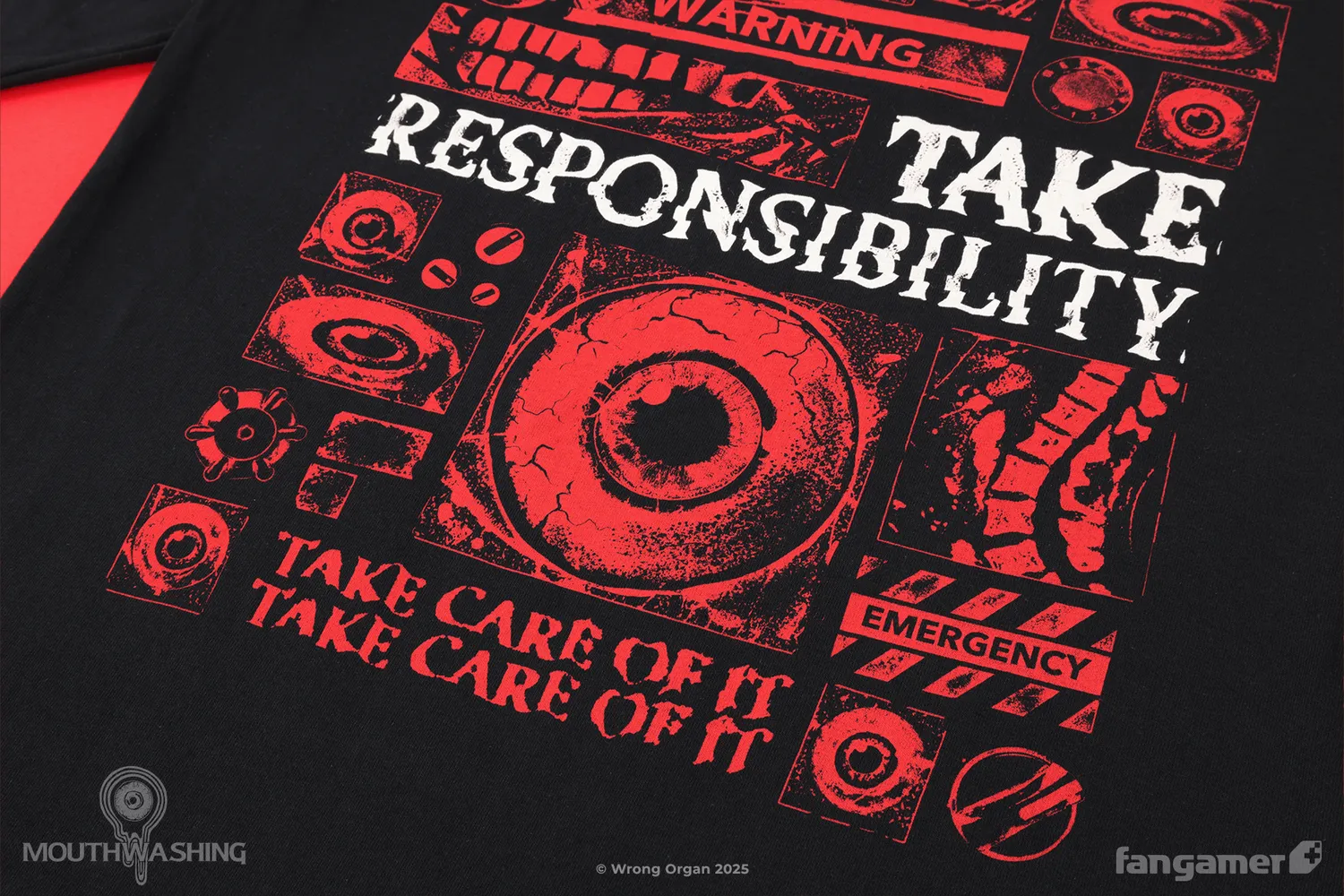 Fangamer MOUTHWASHING Take Responsibility Longsleeve Baumwolle