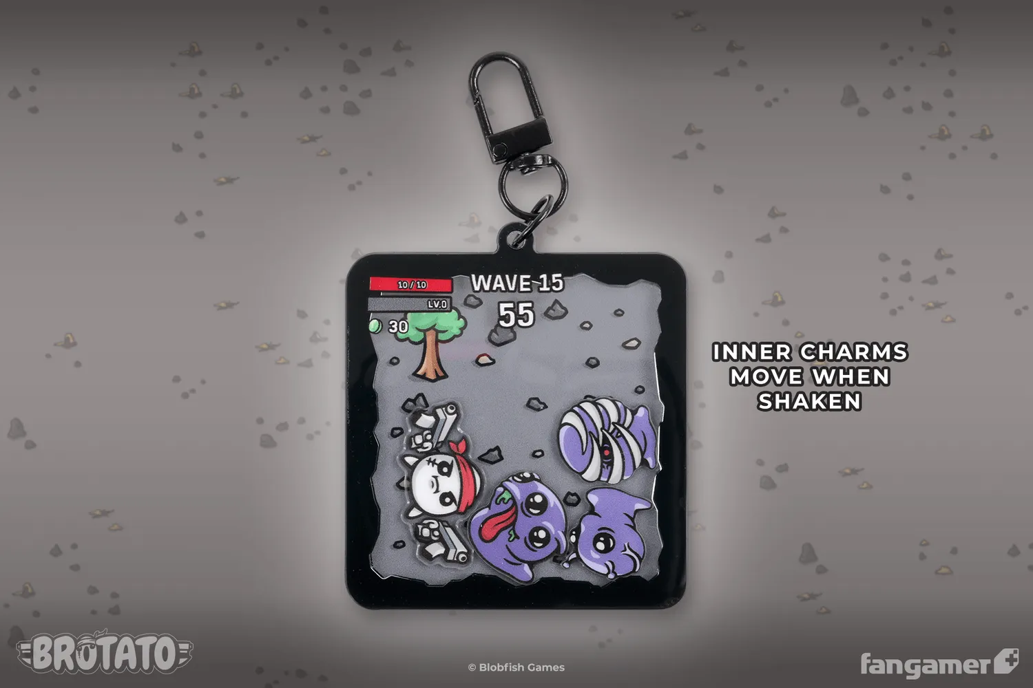 Fangamer Brotato Spud Survivor Schlüsselanhänger Shaker