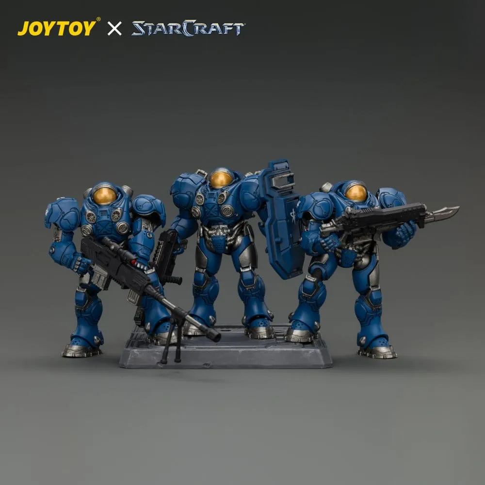 StarCraft JOYTOY Terran Marine Figuren-Set 1/25 3er