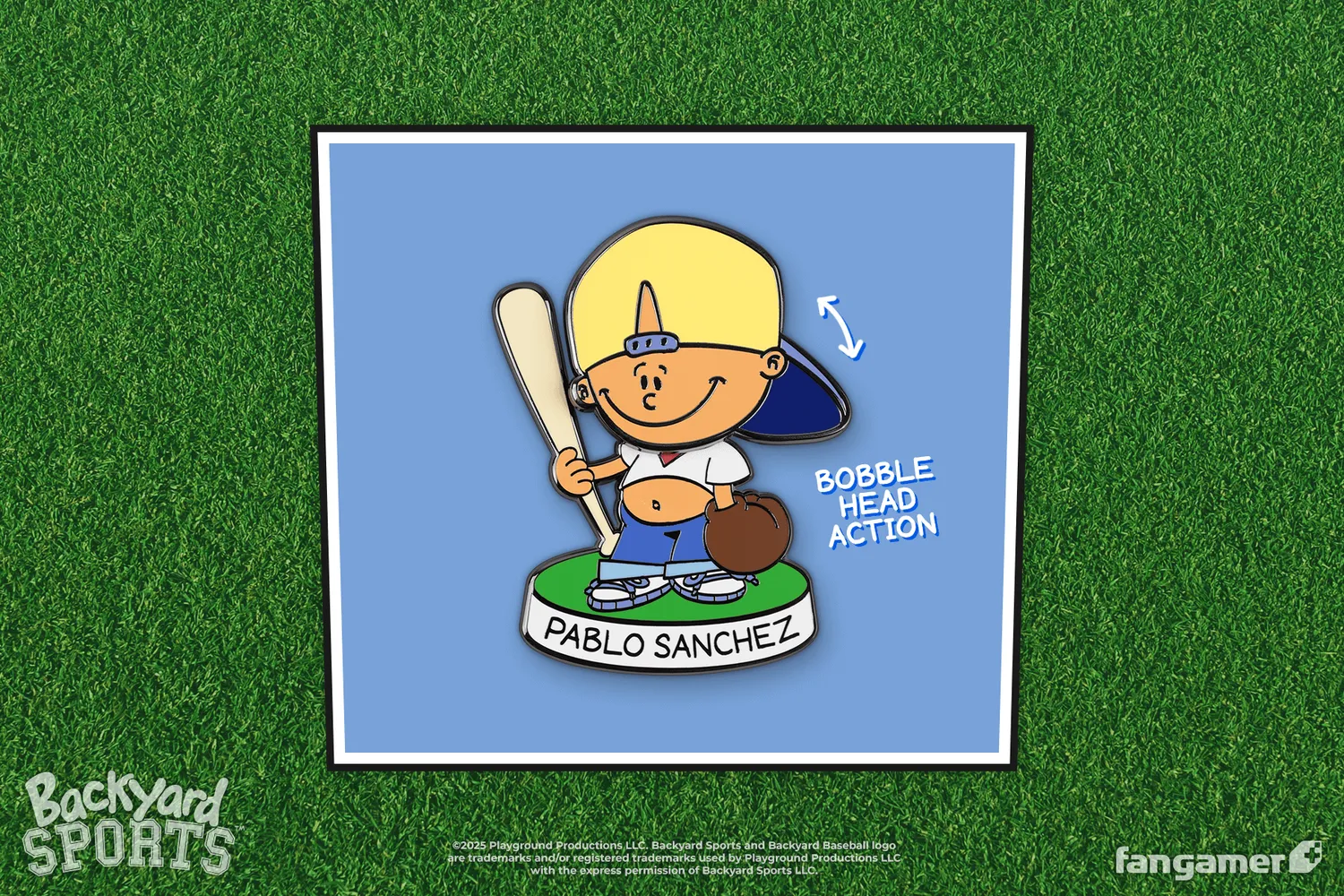 Fangamer Backyard Baseball Pablo Sanchez Anstecker 5 cm