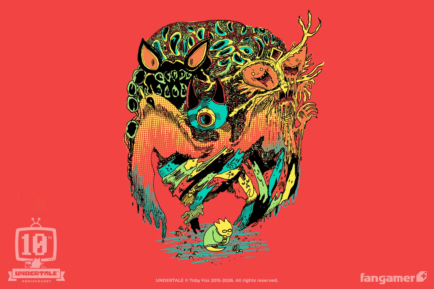 Fangamer UNDERTALE Amalgamate (10th Anniversary Edition) T-Shirt