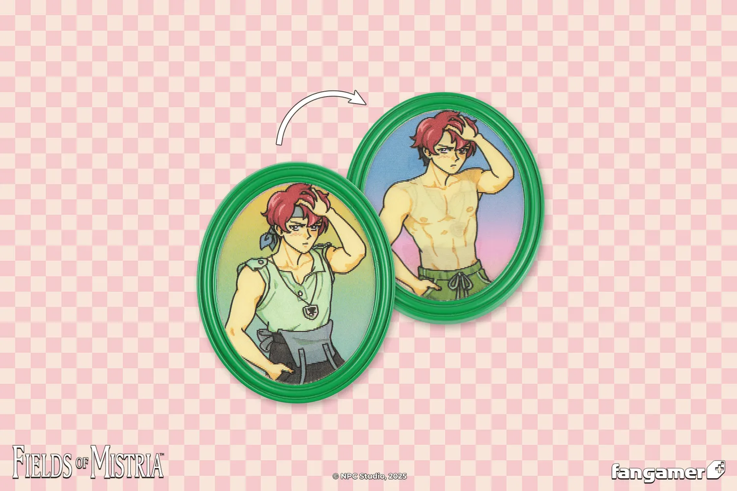 Fangamer Fields of Mistria March Lenticular Pin Anstecker