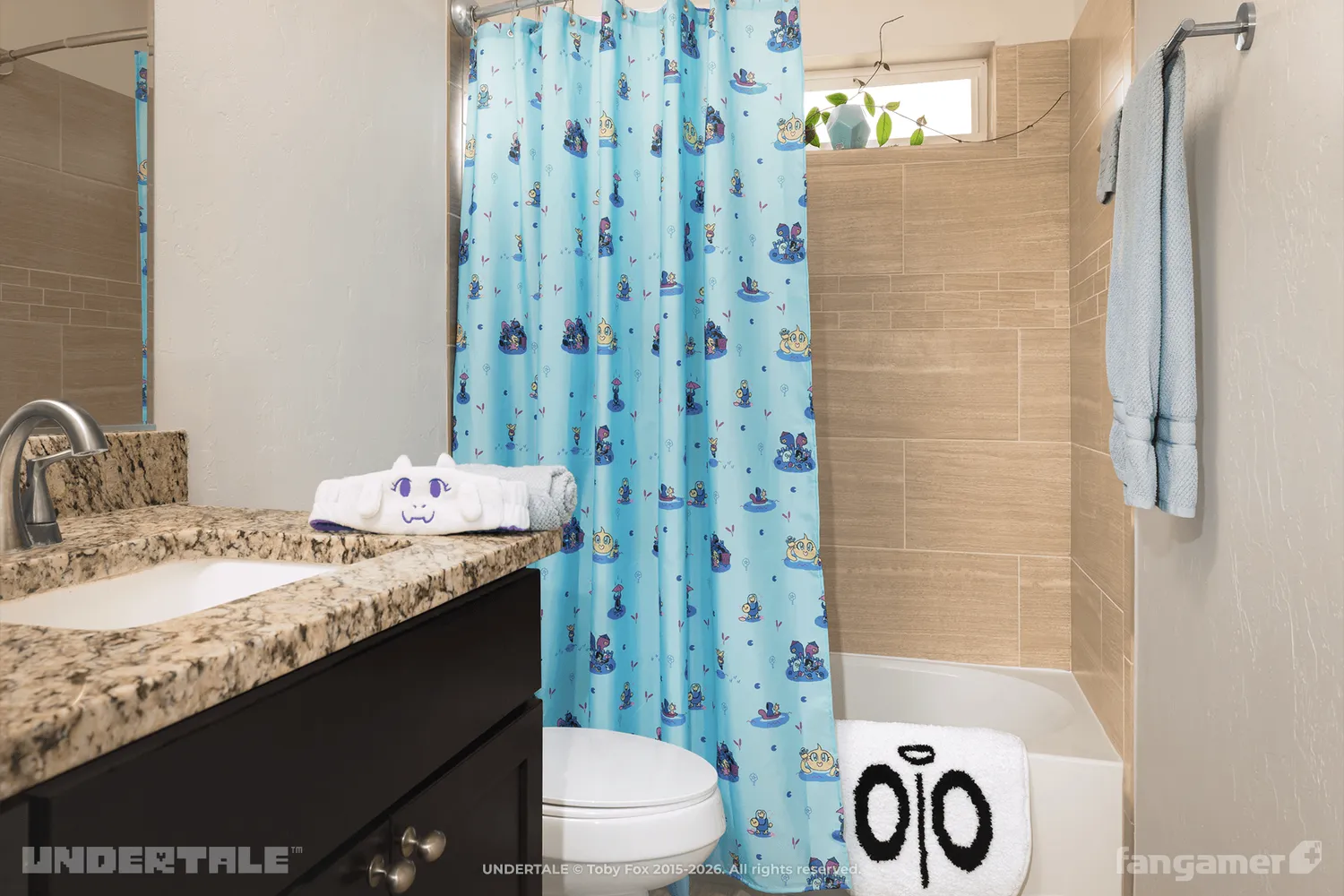Fangamer Undertale Waterfall Duschvorhang 183x183 cm