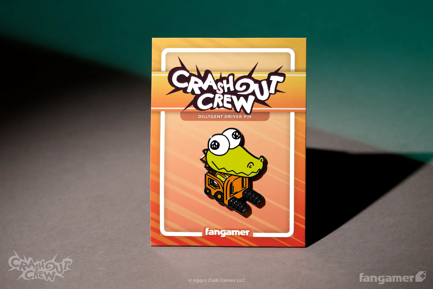 Fangamer Crashout Crew Dillygent Driver Pin, Emaille