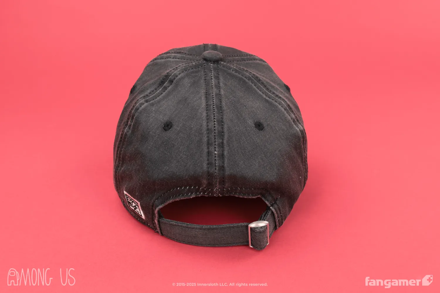 Fangamer Among Us DUM Cap Cap washed Black Stickerei