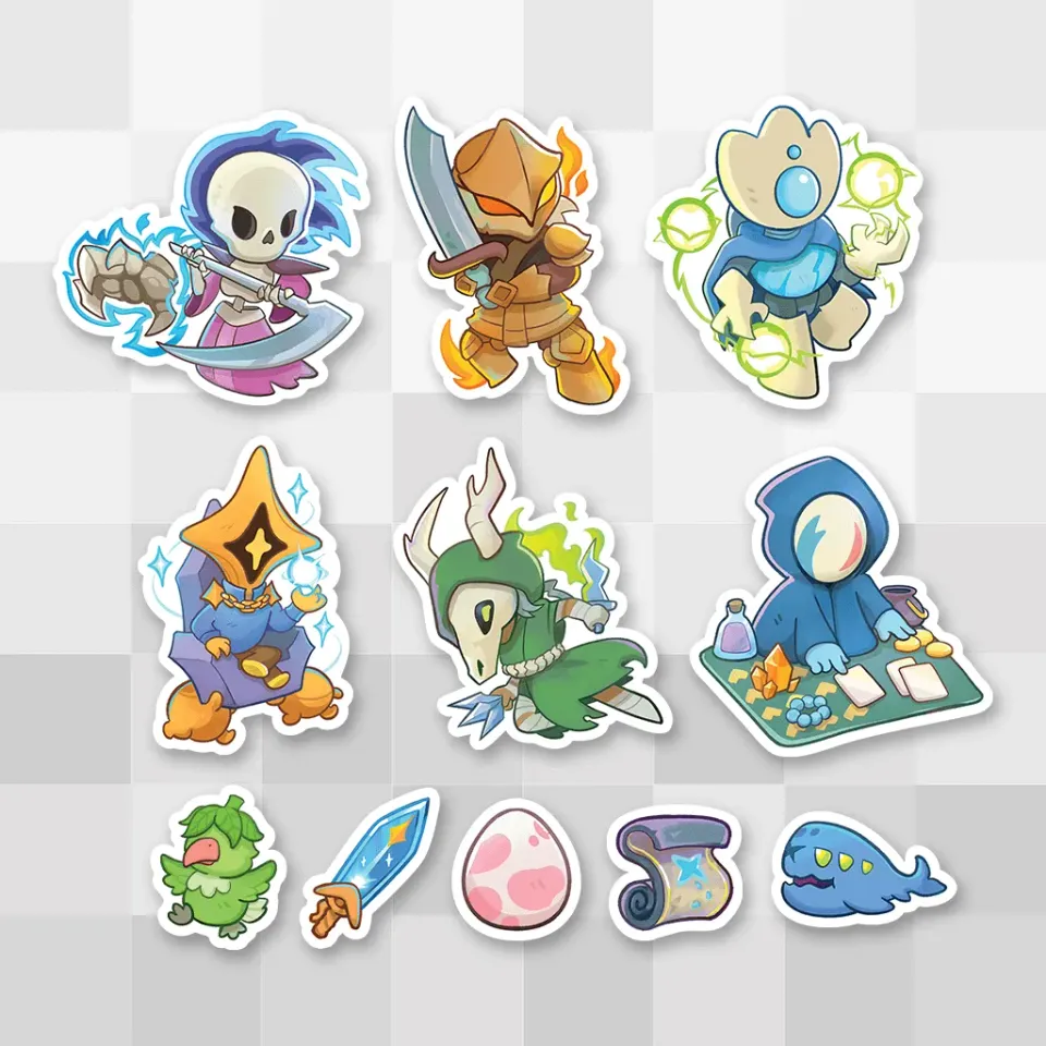 Fangamer Slay the Spire 2 Sticker Set 11 Aufkleber Charaktere