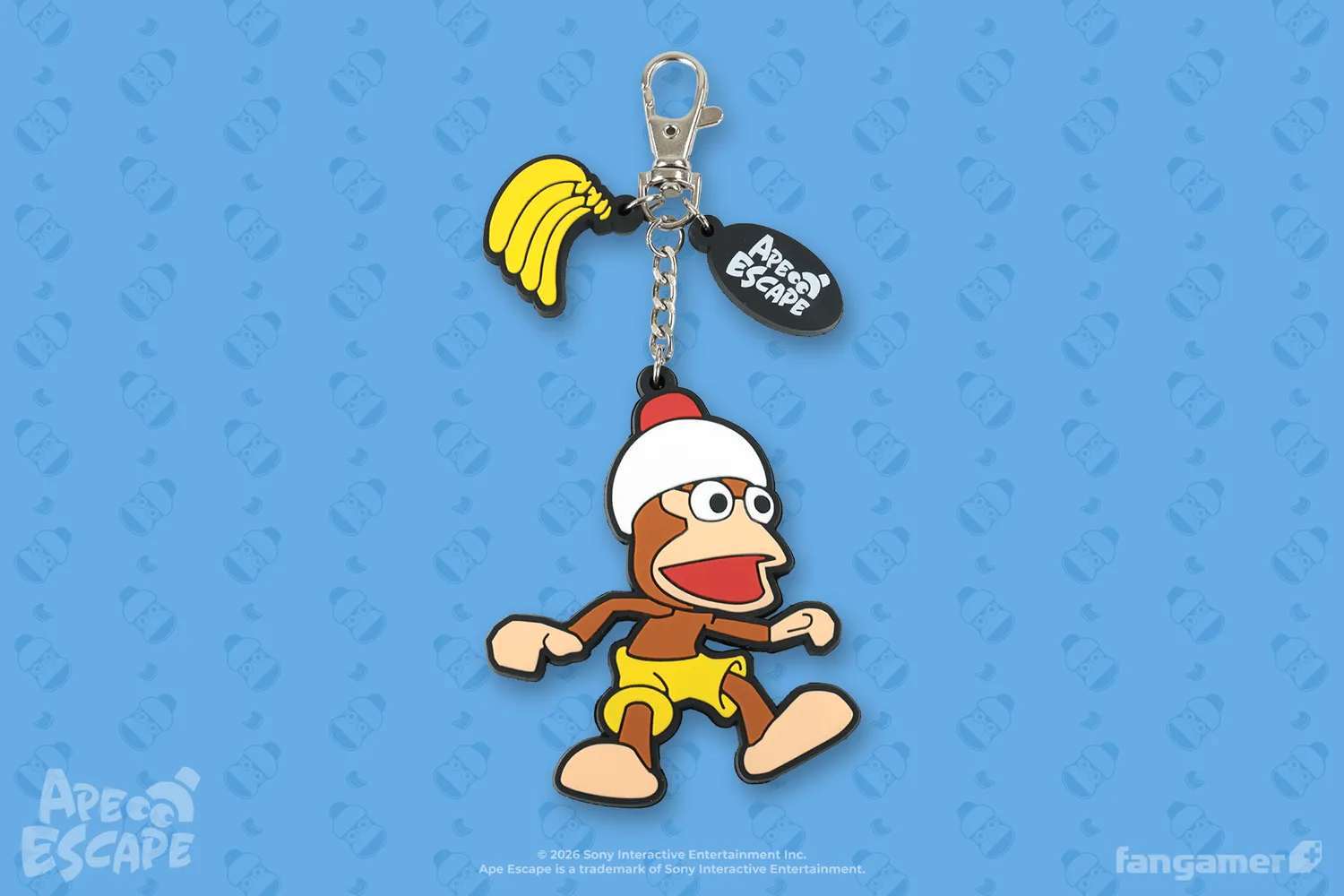 Fangamer Ape Escape Pipo PVC Schlüsselanhänger Bananen