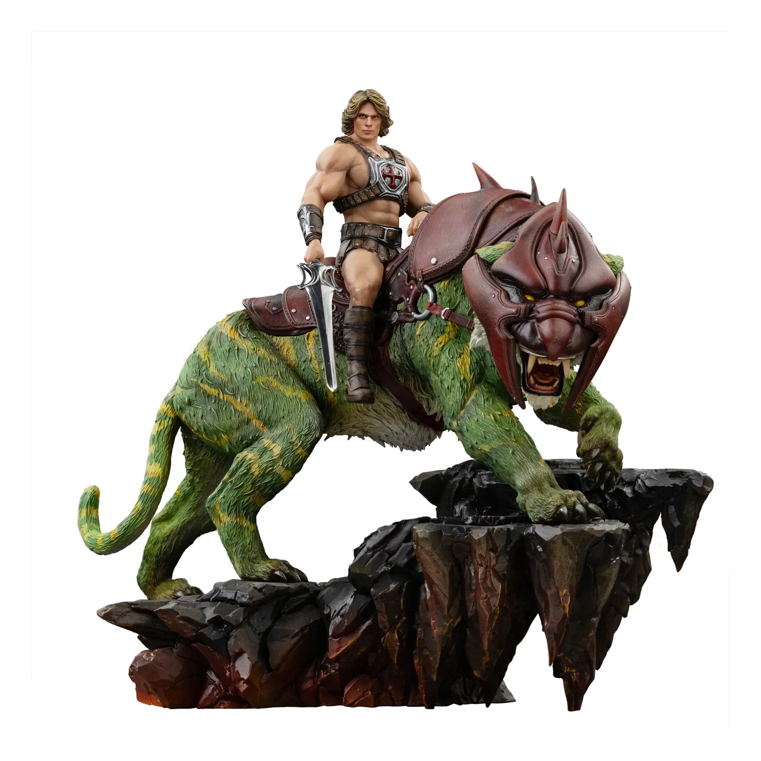 Iron Studios Masters He-Man Battle Cat Statue 33cm