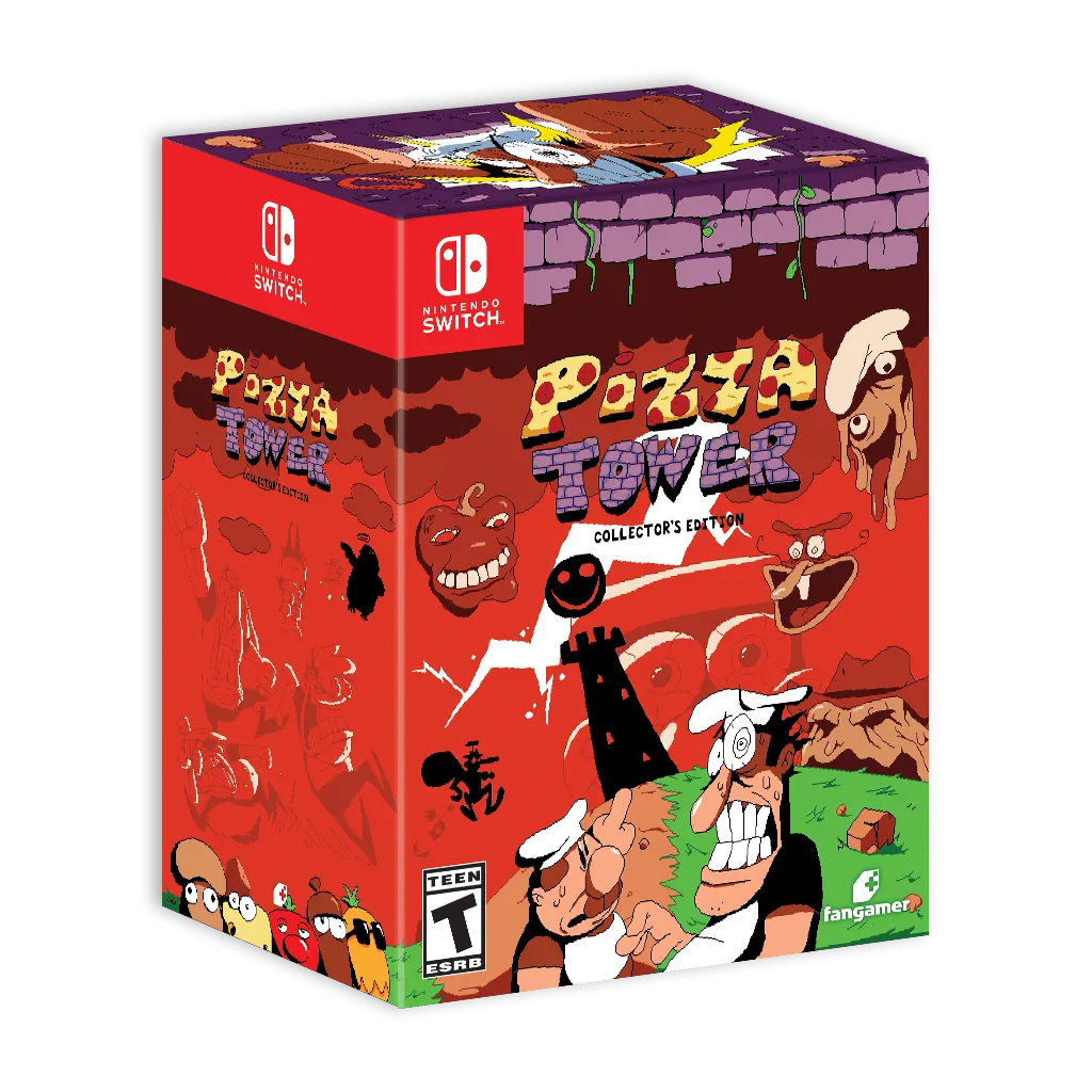 Fangamer Pizza Tower Collector's Edition Switch Spiel Box