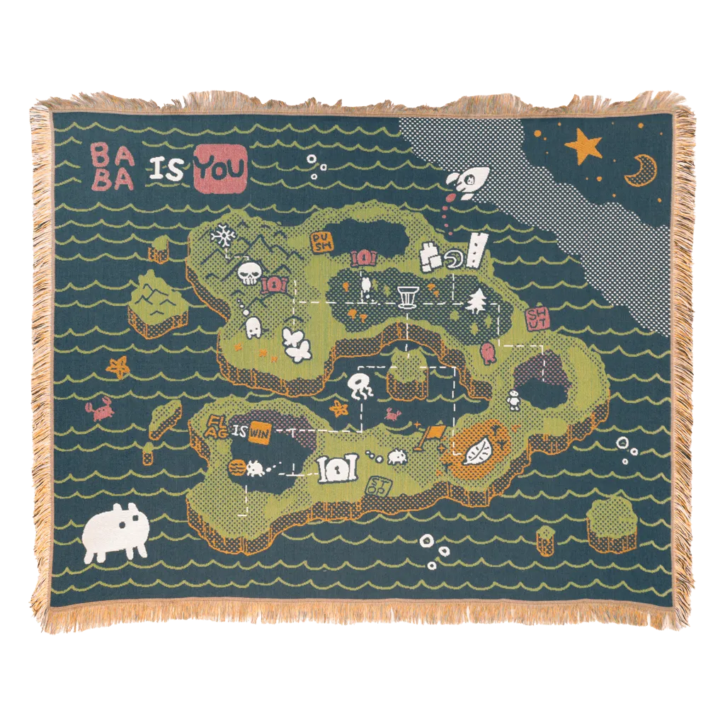 Fangamer Baba Is You Baba Is Blanket Kuscheldecke 127x152 cm