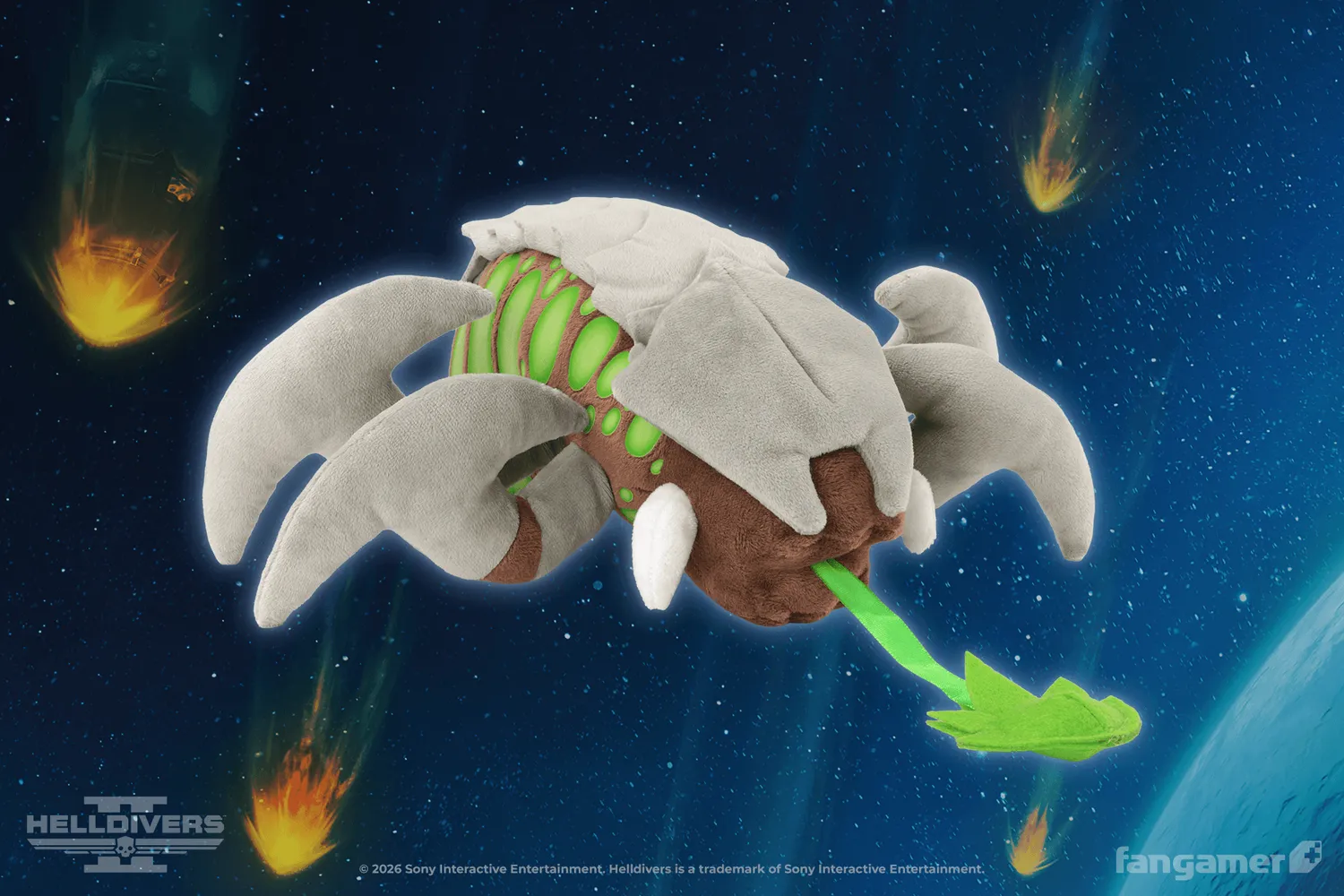 Fangamer Helldivers 2 Bile Spewer Plüsch 26 cm