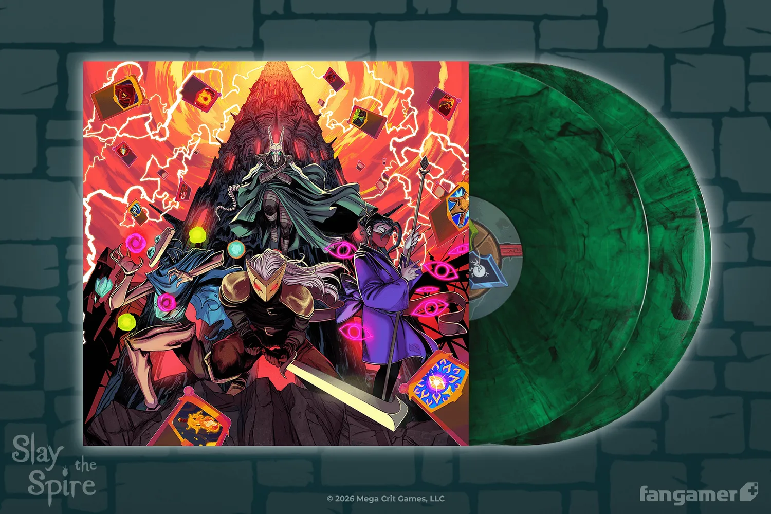 Fangamer Slay the Spire Reslain Vinyl 2LP grün