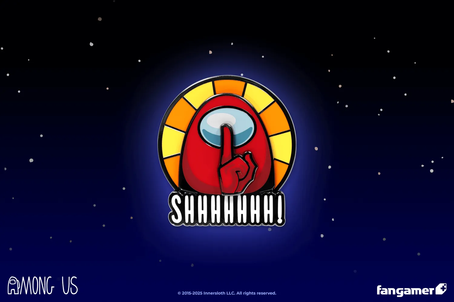 Fangamer Shhhhhhh! Spinning Pin Anstecker