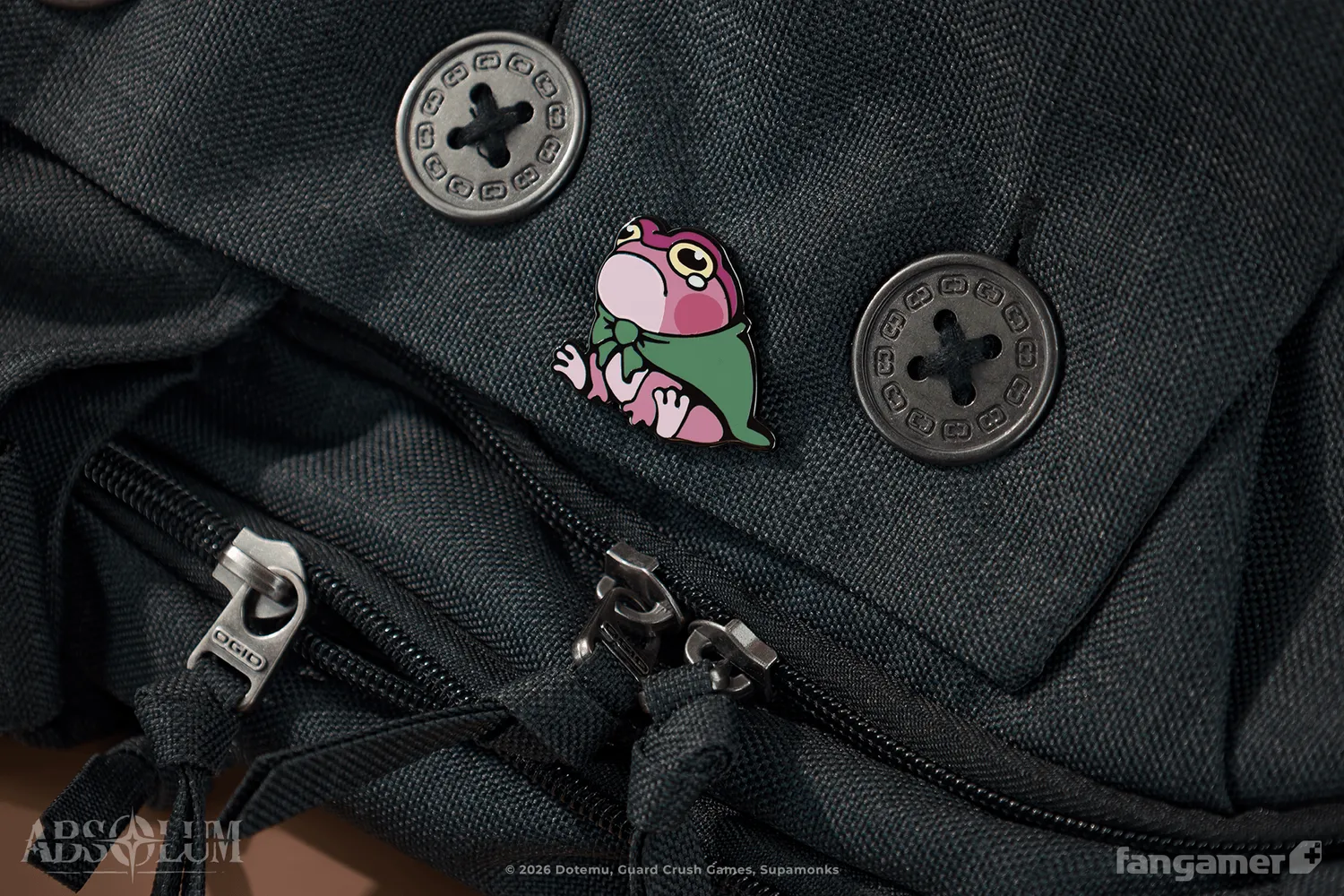 Fangamer Absolum Brome's Baby Pin Anstecker Hart-Emaille