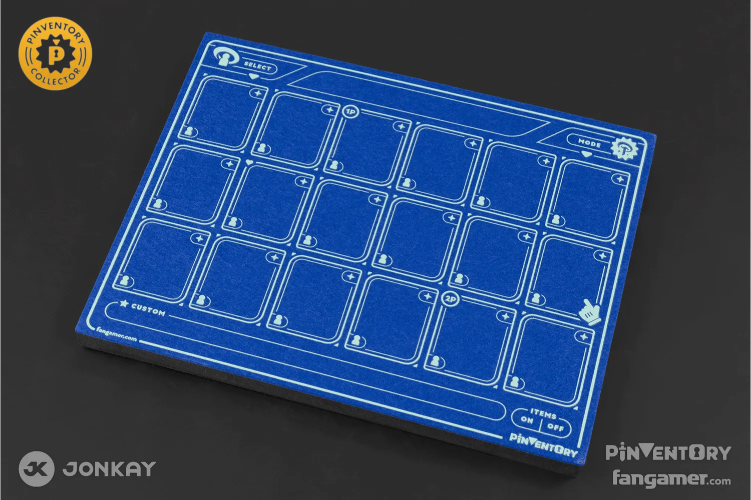 Fangamer Character Select Pinboard Pinnwand Filz 25x20 cm mit Clips
