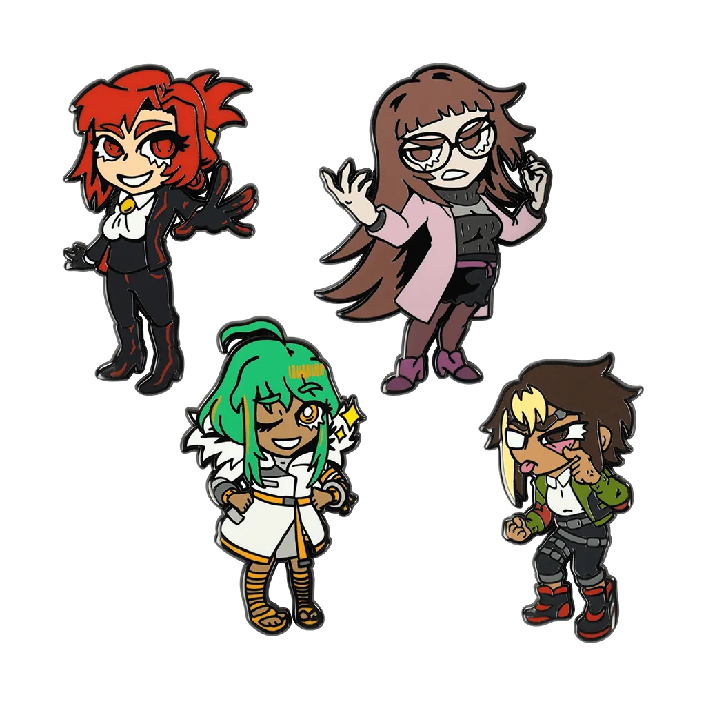 Fangamer of the Devil Character Pin Set Emaille-Pins
