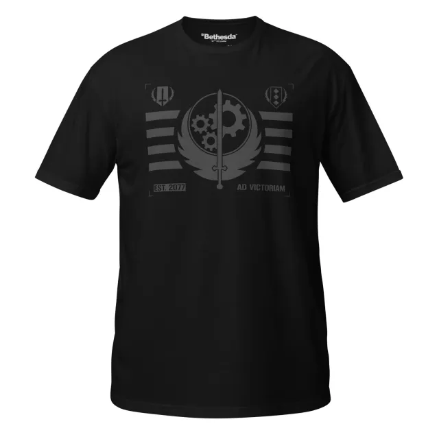 Fallout Brotherhood of Steel Ad Victoriam T-Shirt Baumwolle