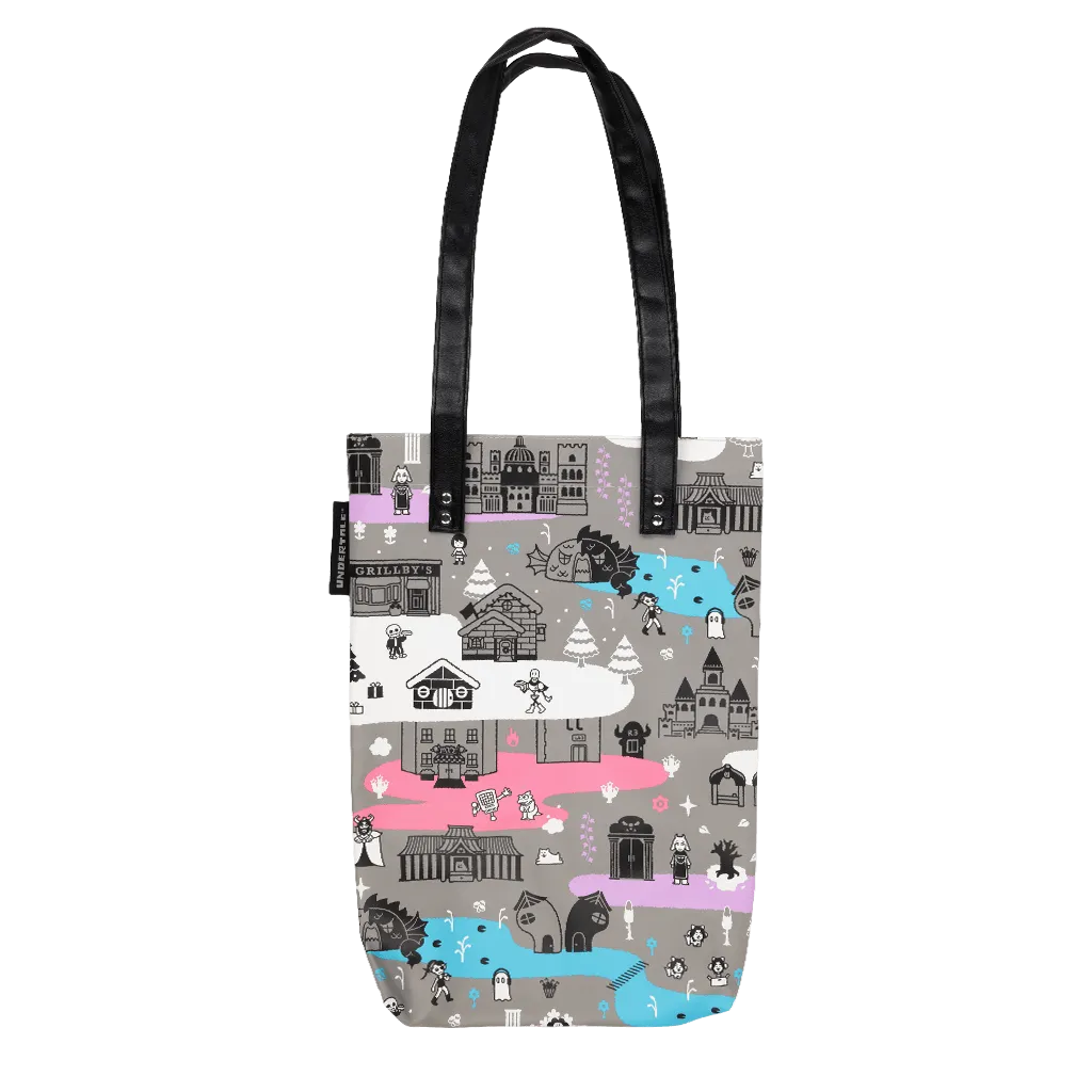 Fangamer Underground Journey Faux Leather Tote Kunstledertasche