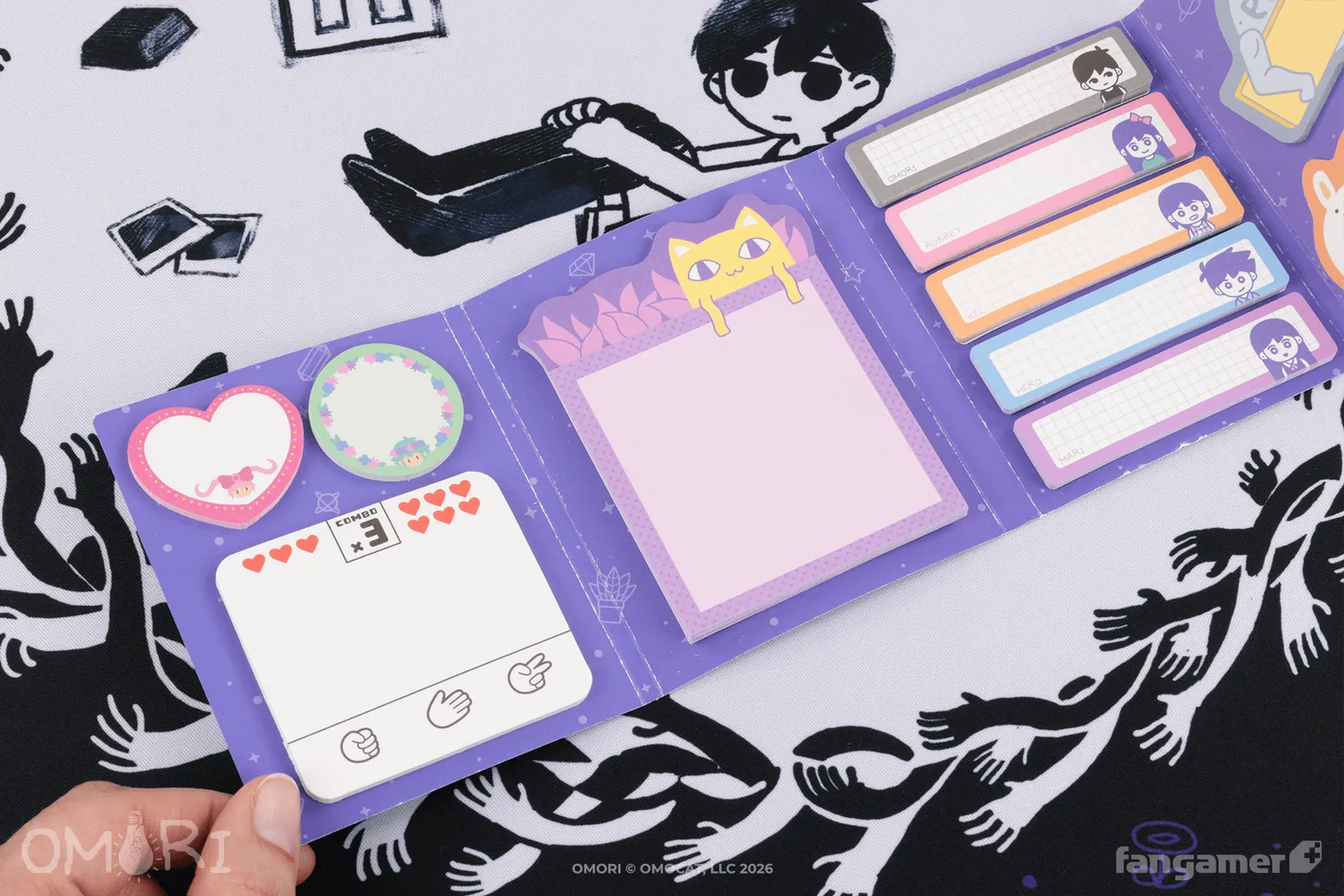 Fangamer OMORI Sticky Note Booklet Haftnotizen 12 Motive