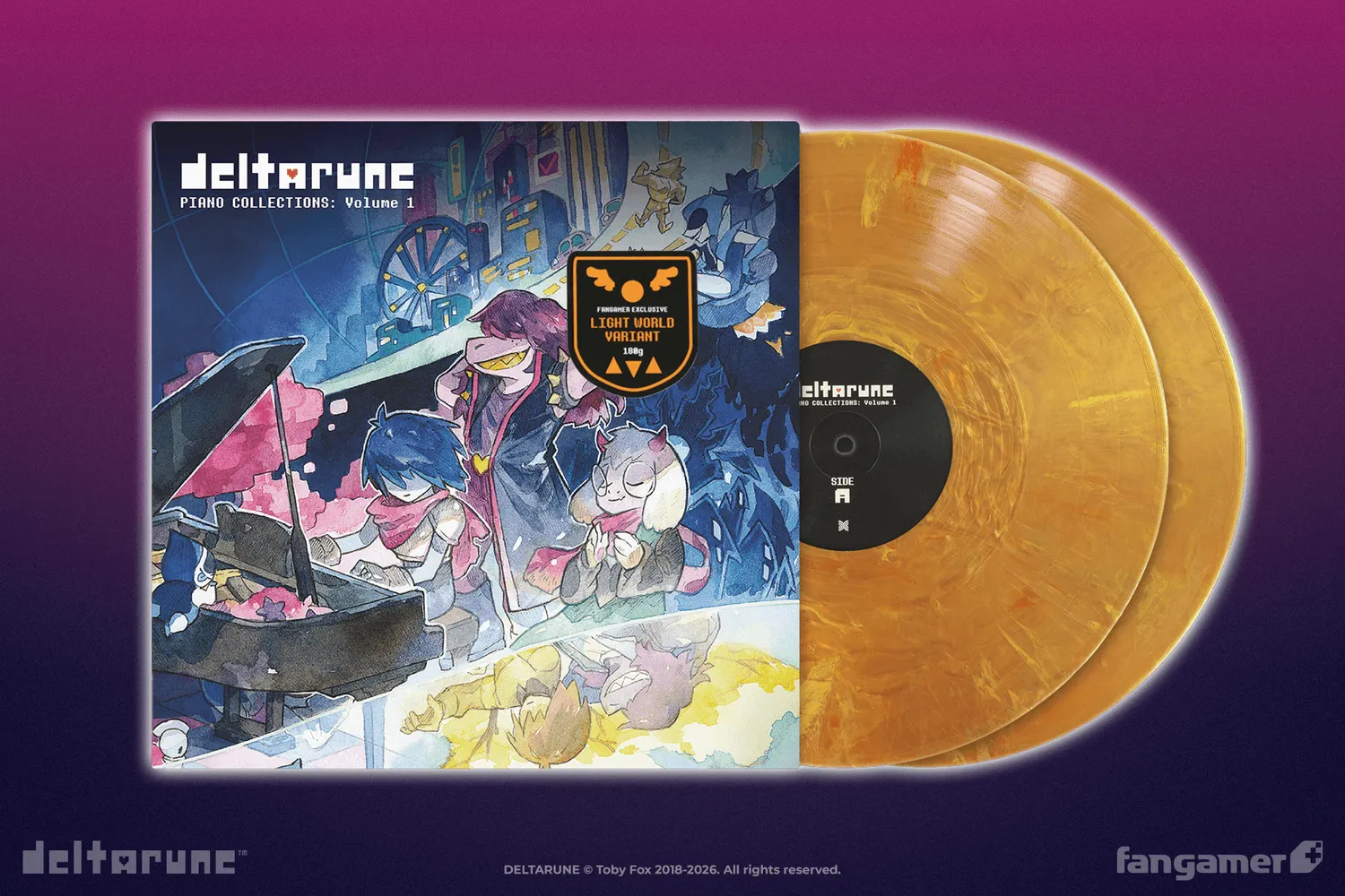 Fangamer DELTARUNE Piano Collections Volume 1 Vinyl Light World 2-LP