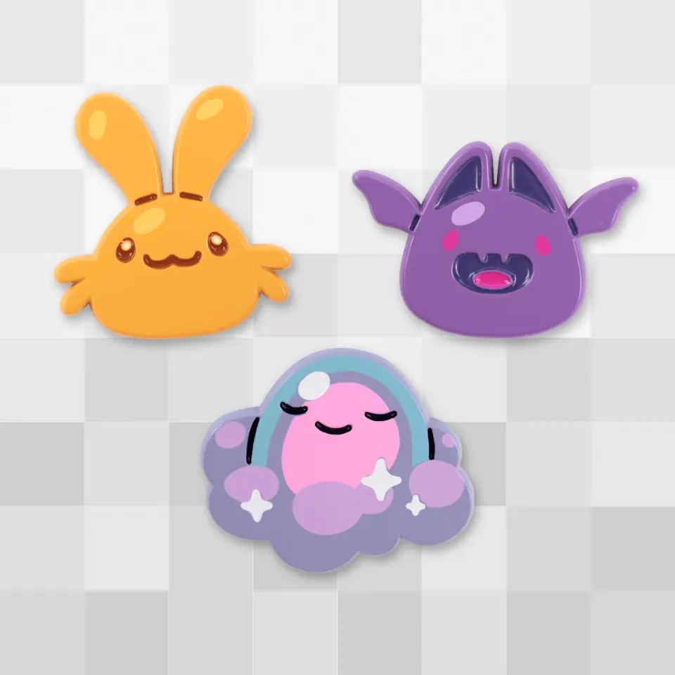 Fangamer Slime Rancher 2 Slime Buddies Pin-Set 3er Emaille