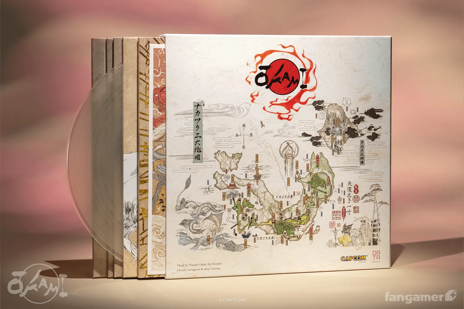 Fangamer Okami Vinyl-Soundtrack 4LP Box-Set clear