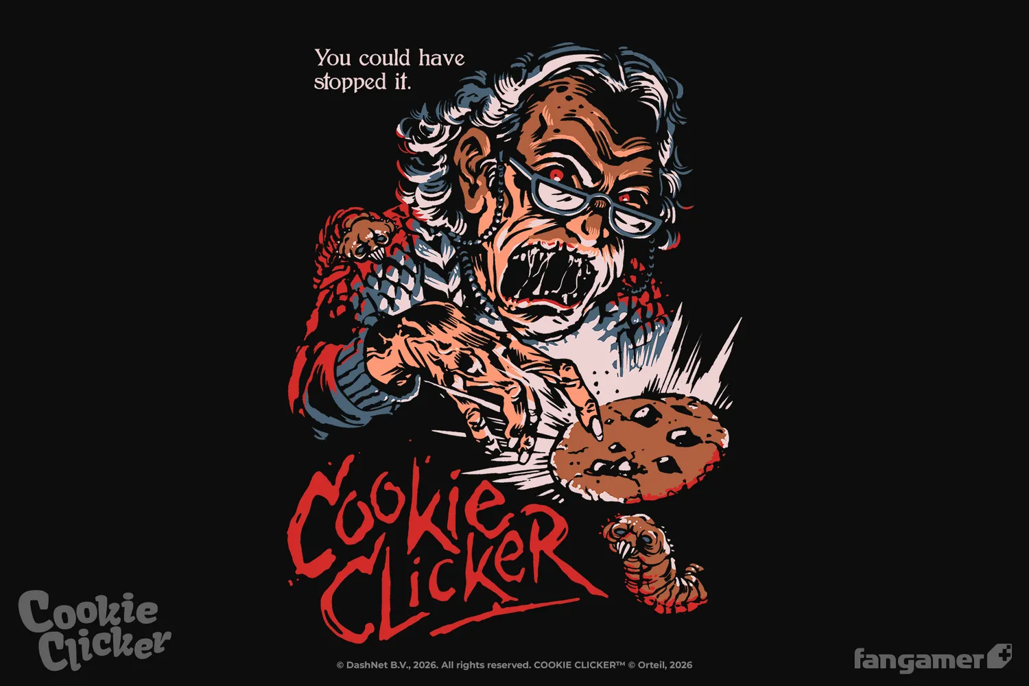 Fangamer Cookie Clicker Displeased Grandma T-Shirt